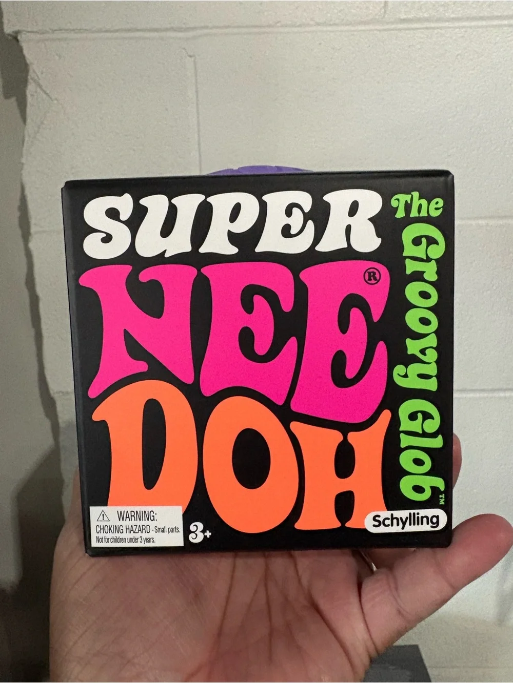 Super NeeDoh Groovy Glob Purple Sensory Toy by